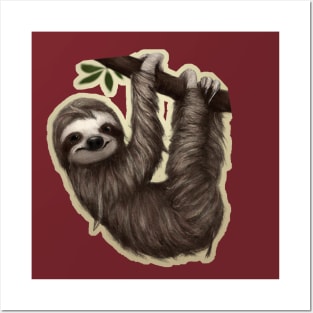 Sloth Posters and Art